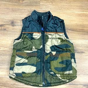 🤎💚 Toddler Camo Zip Up Vest 💚🤎